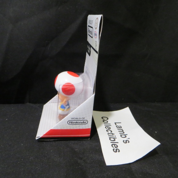 Red Toad World of Nintendo white box 2.5" figure Jakks Pacific action figure toy - Picture 13 of 16